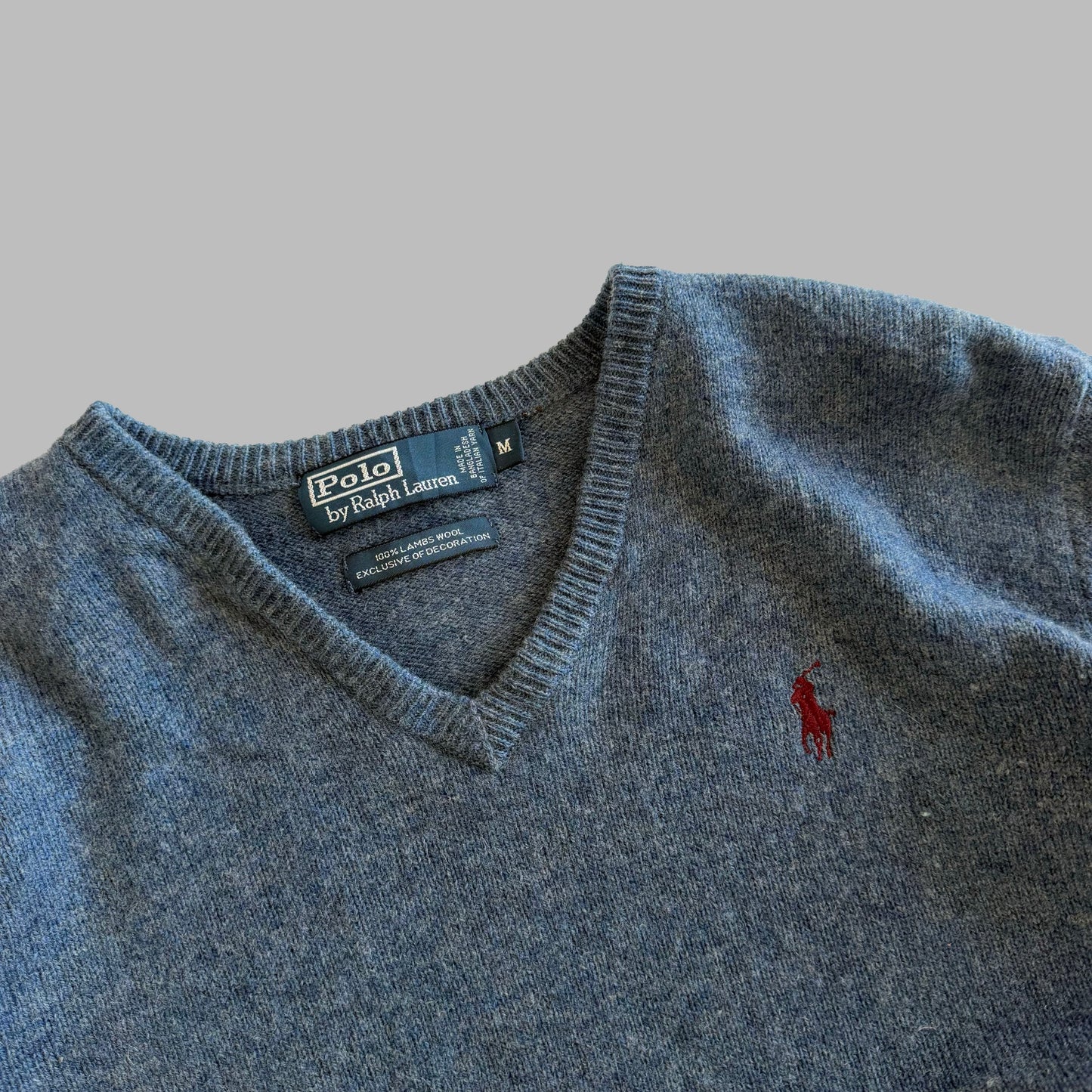 90s Polo Ralph Lauren Lambswool Lightweight Knit - M