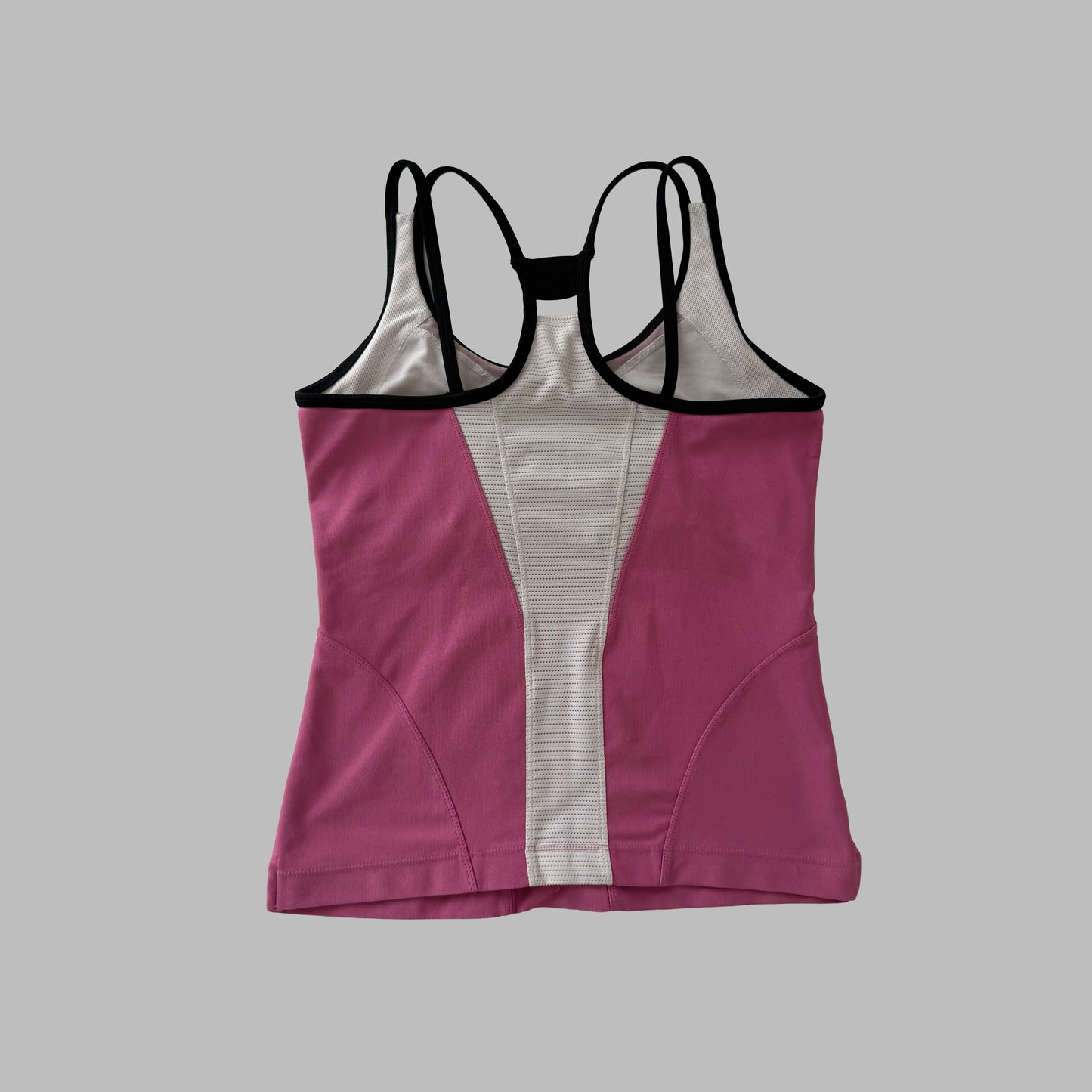 Y2K Nike Panelled Activewear Racer Back Tank - S/M