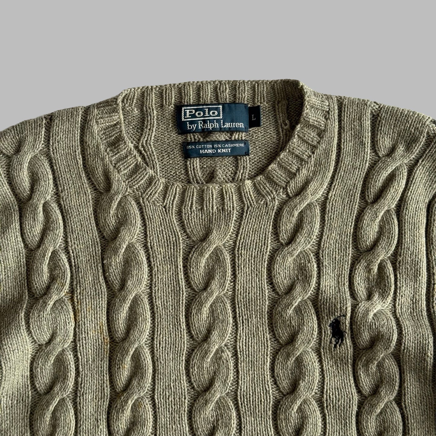 Ralph Lauren Cable Knit - Large