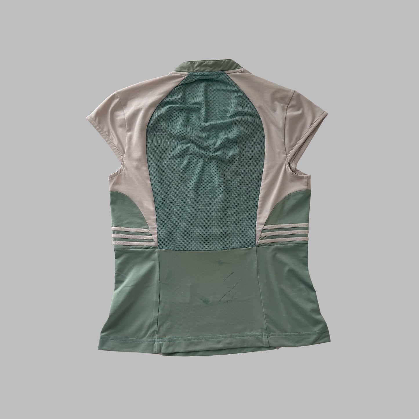 Y2K Adidas Panelled Activewear Top - M/L