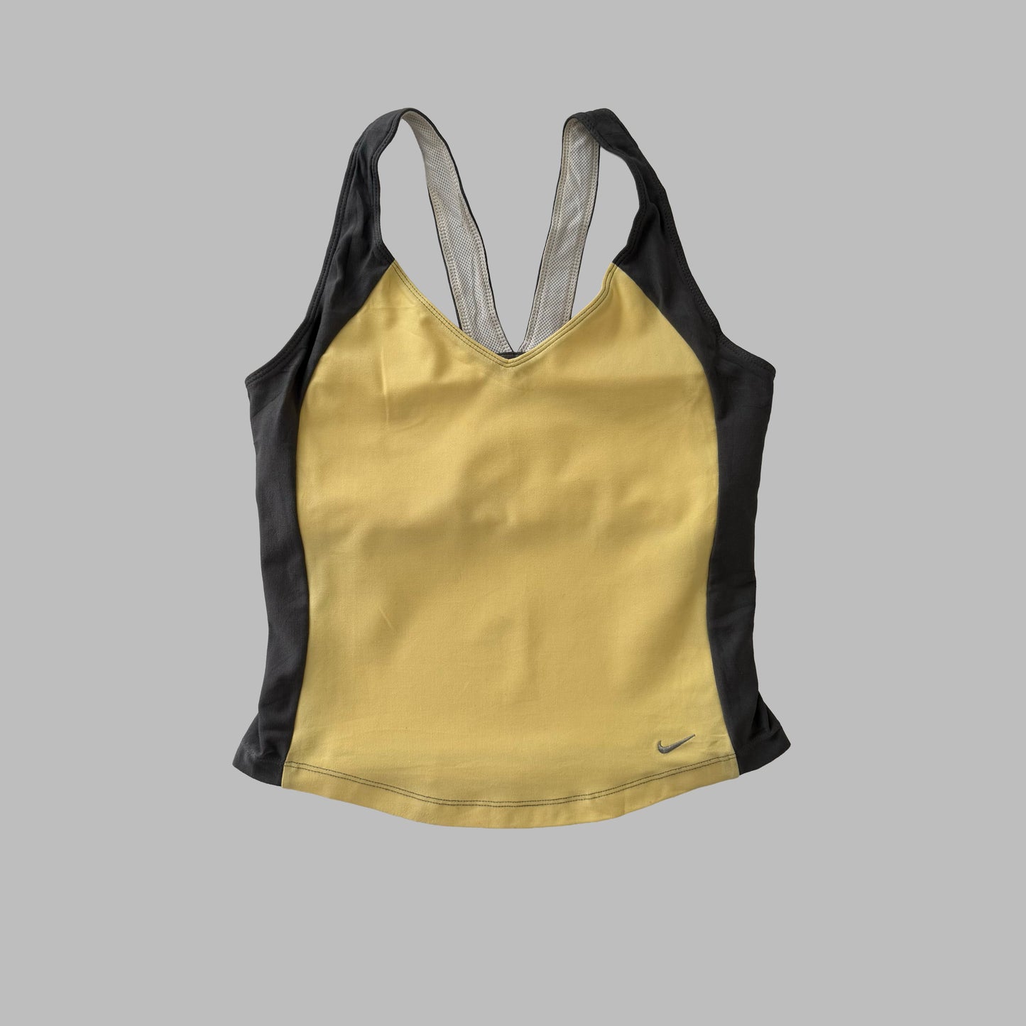 Y2K Nike Panelled Activewear Tank - M/L