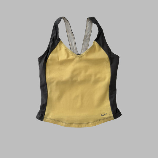 Y2K Nike Panelled Activewear Tank - M/L