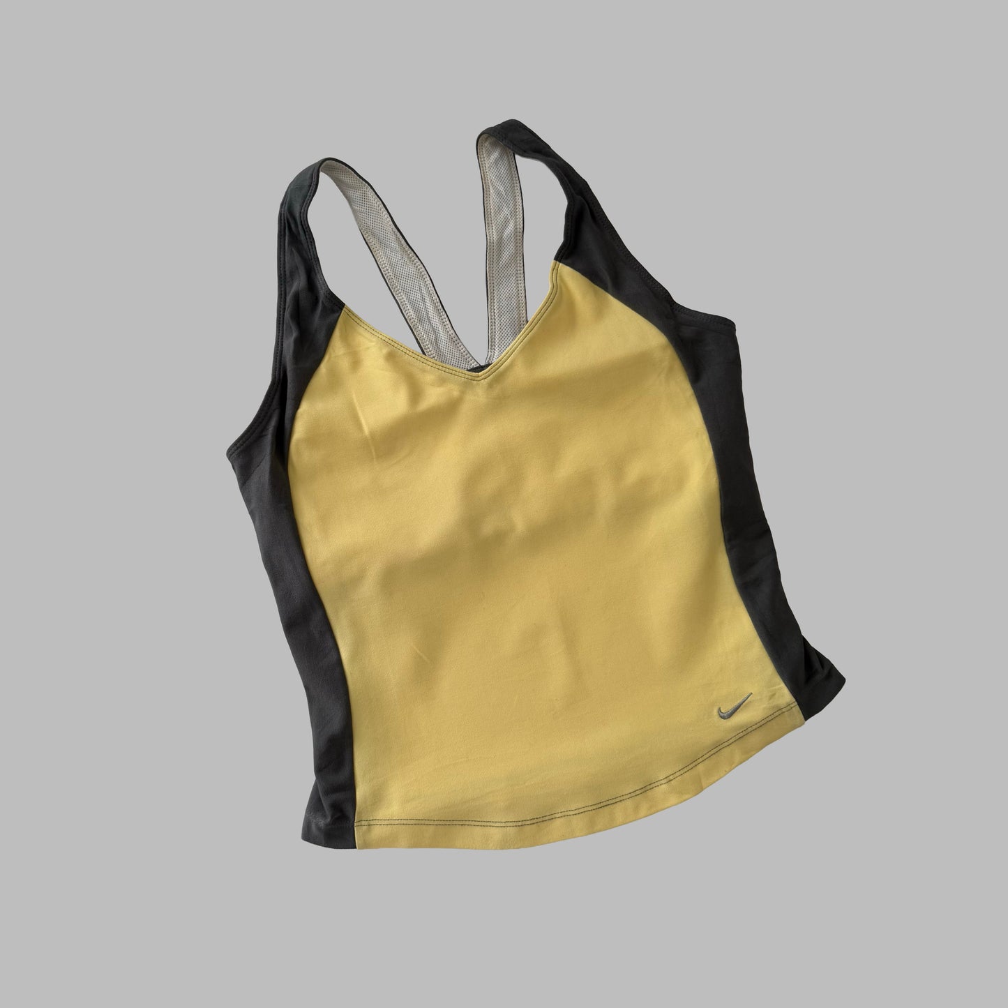 Y2K Nike Panelled Activewear Tank - M/L