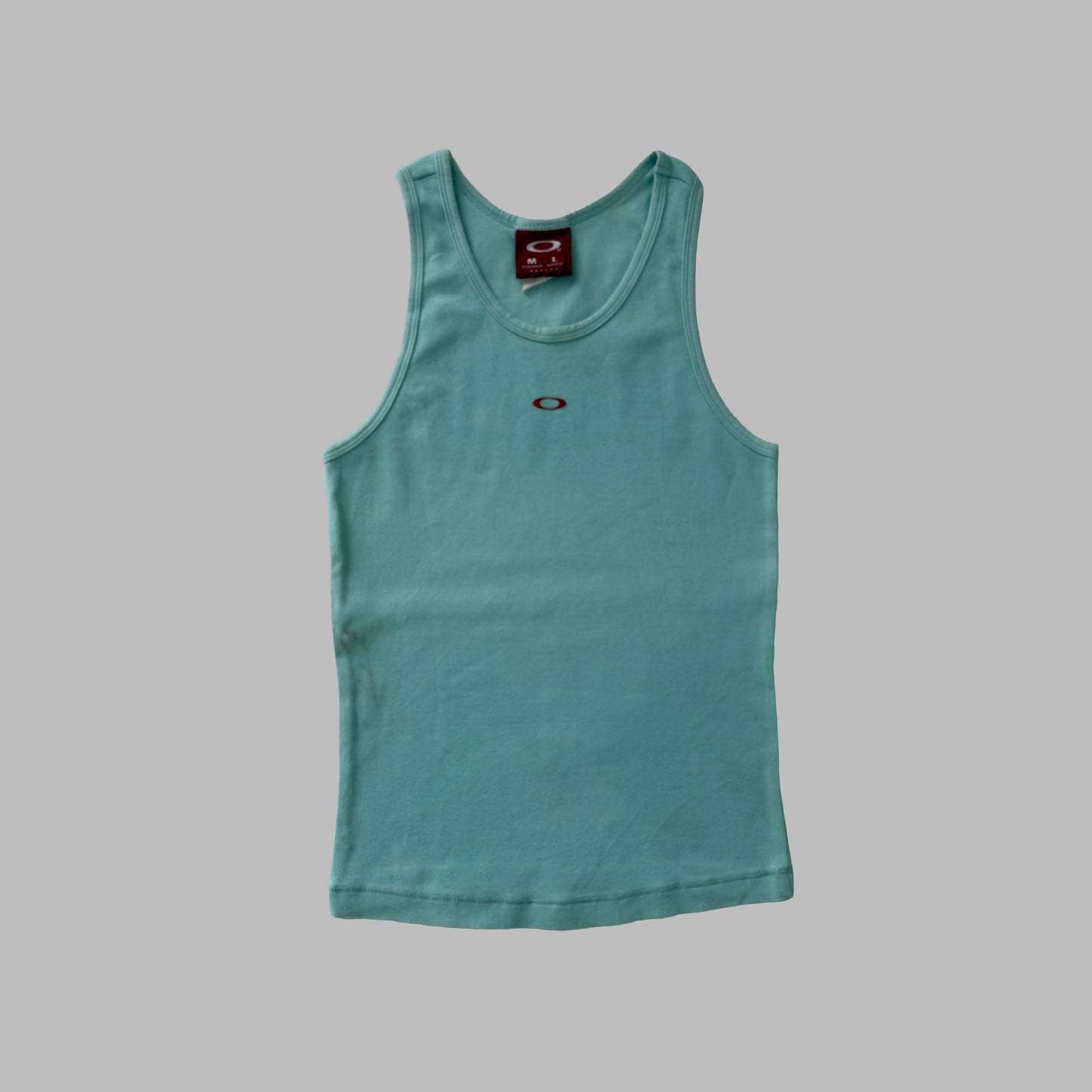 Y2K Oakley Ribbed Orb Tank - XS