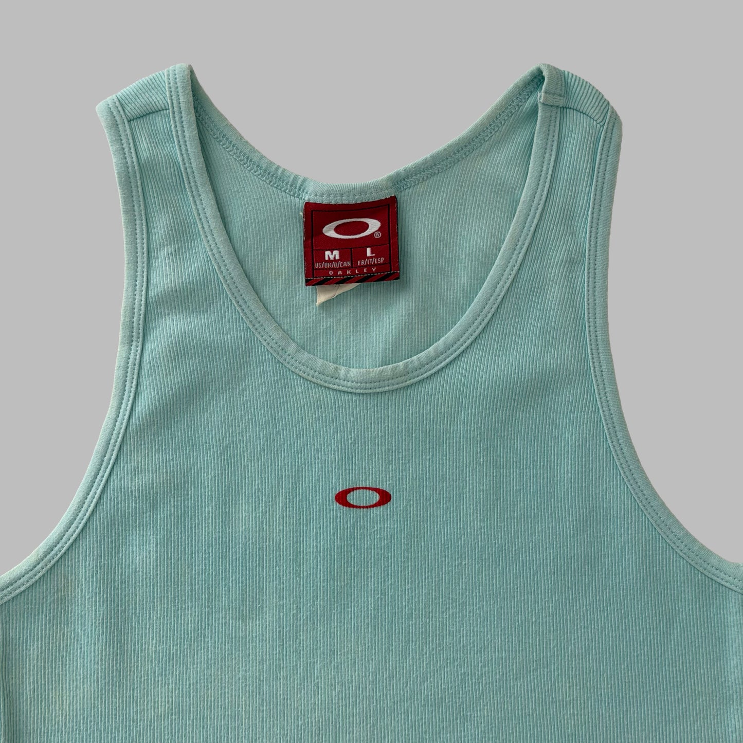 Y2K Oakley Ribbed Orb Tank - XS
