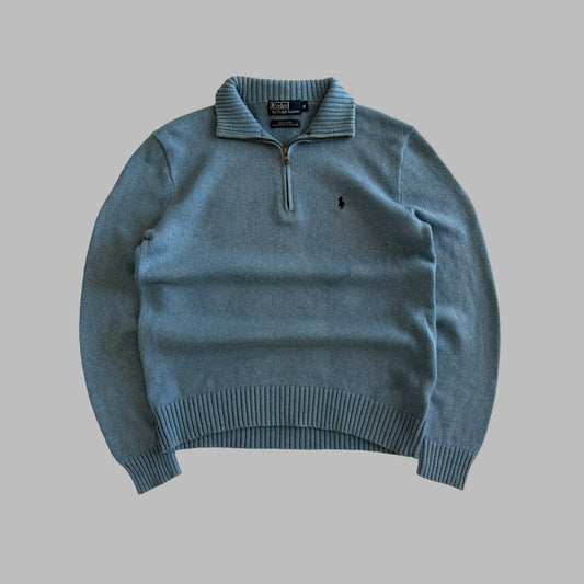 90s Polo Ralph lauren Quarter Zip - M