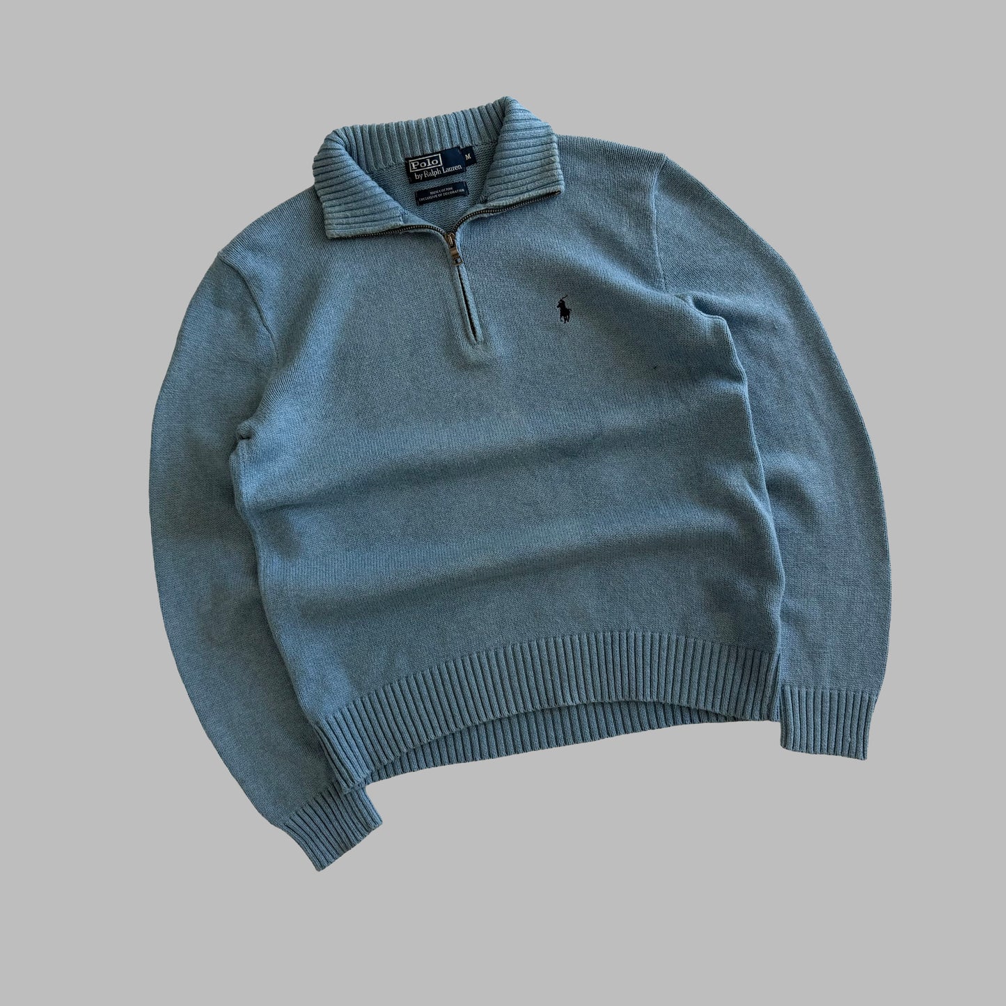 90s Polo Ralph lauren Quarter Zip - M