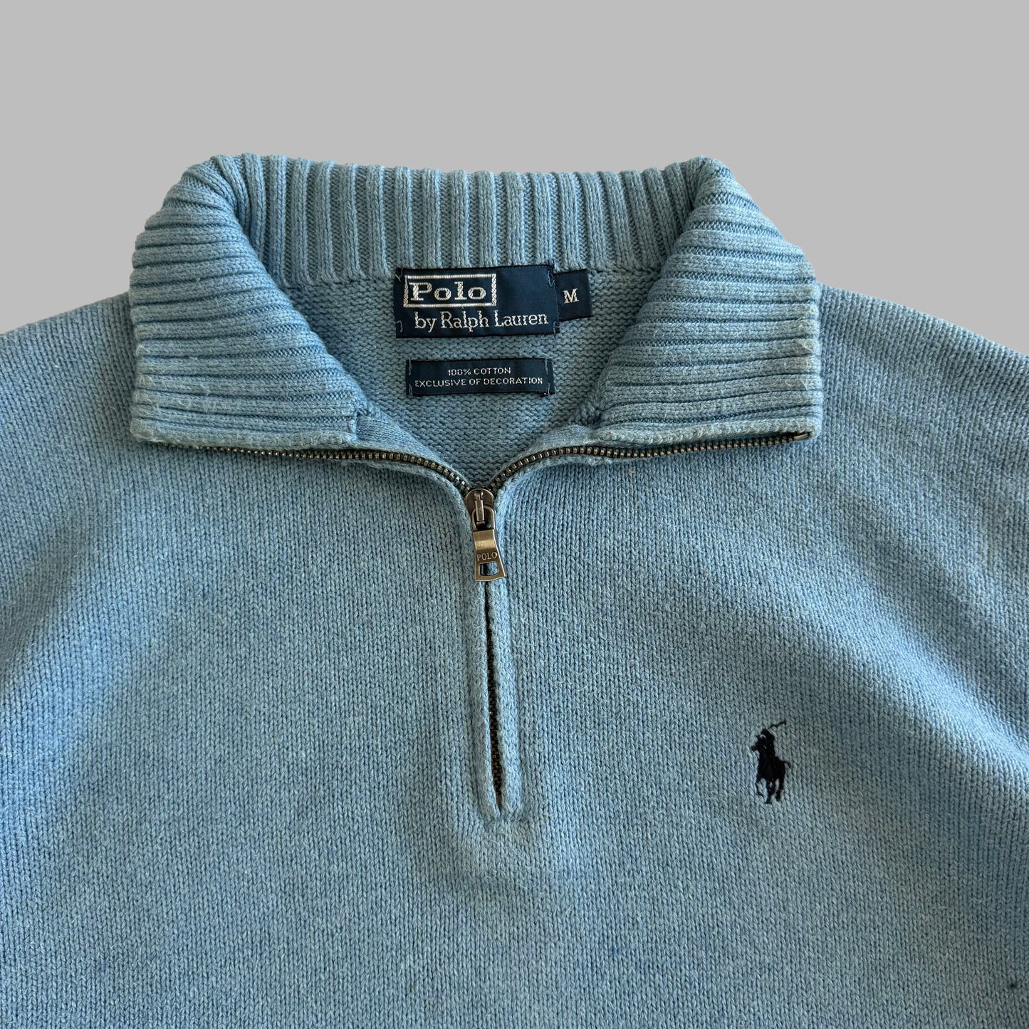 90s Polo Ralph lauren Quarter Zip - M