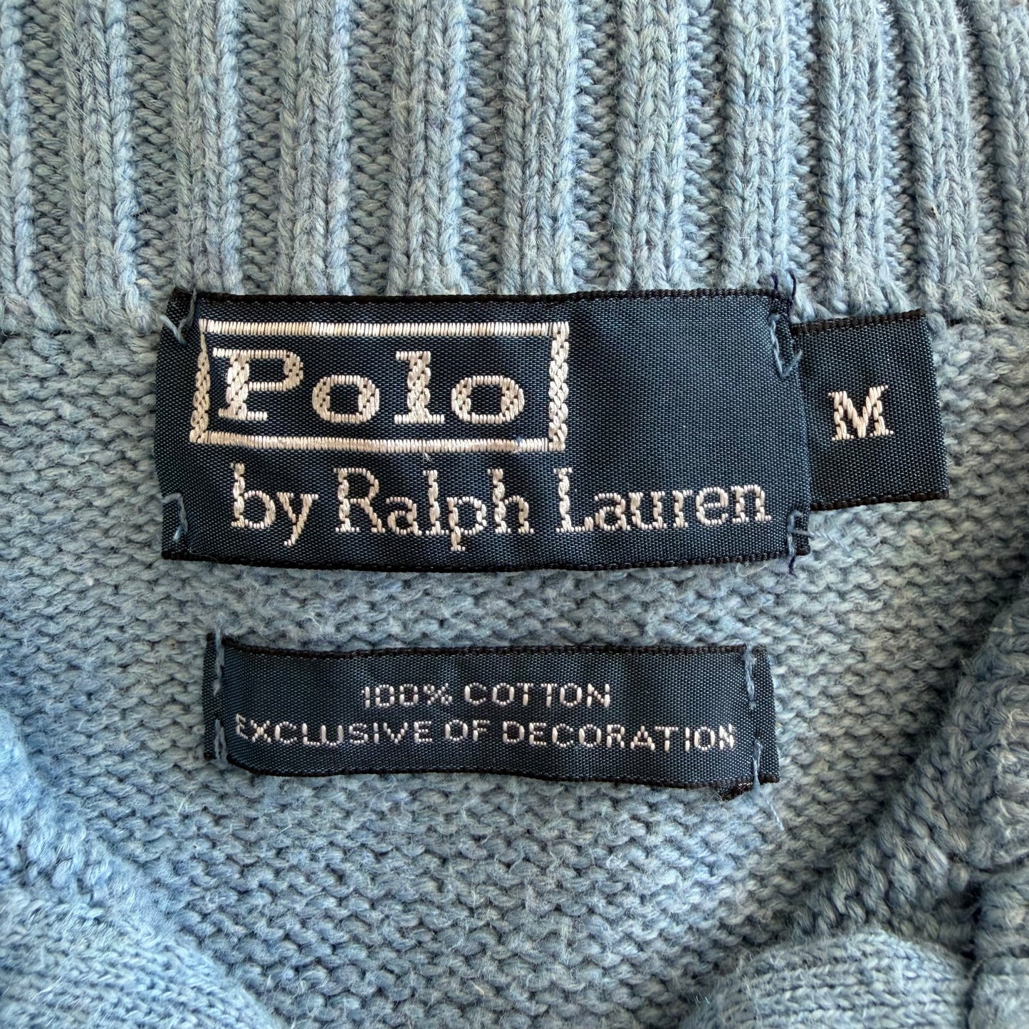 90s Polo Ralph lauren Quarter Zip - M