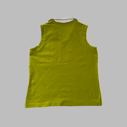 90s Nike Swoosh Sleeveless Polo Top - L/XL