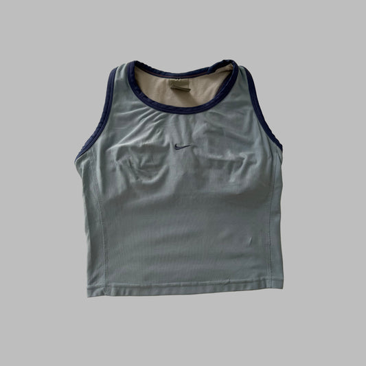Y2K Nike Swoosh Activewear Top - XS/S