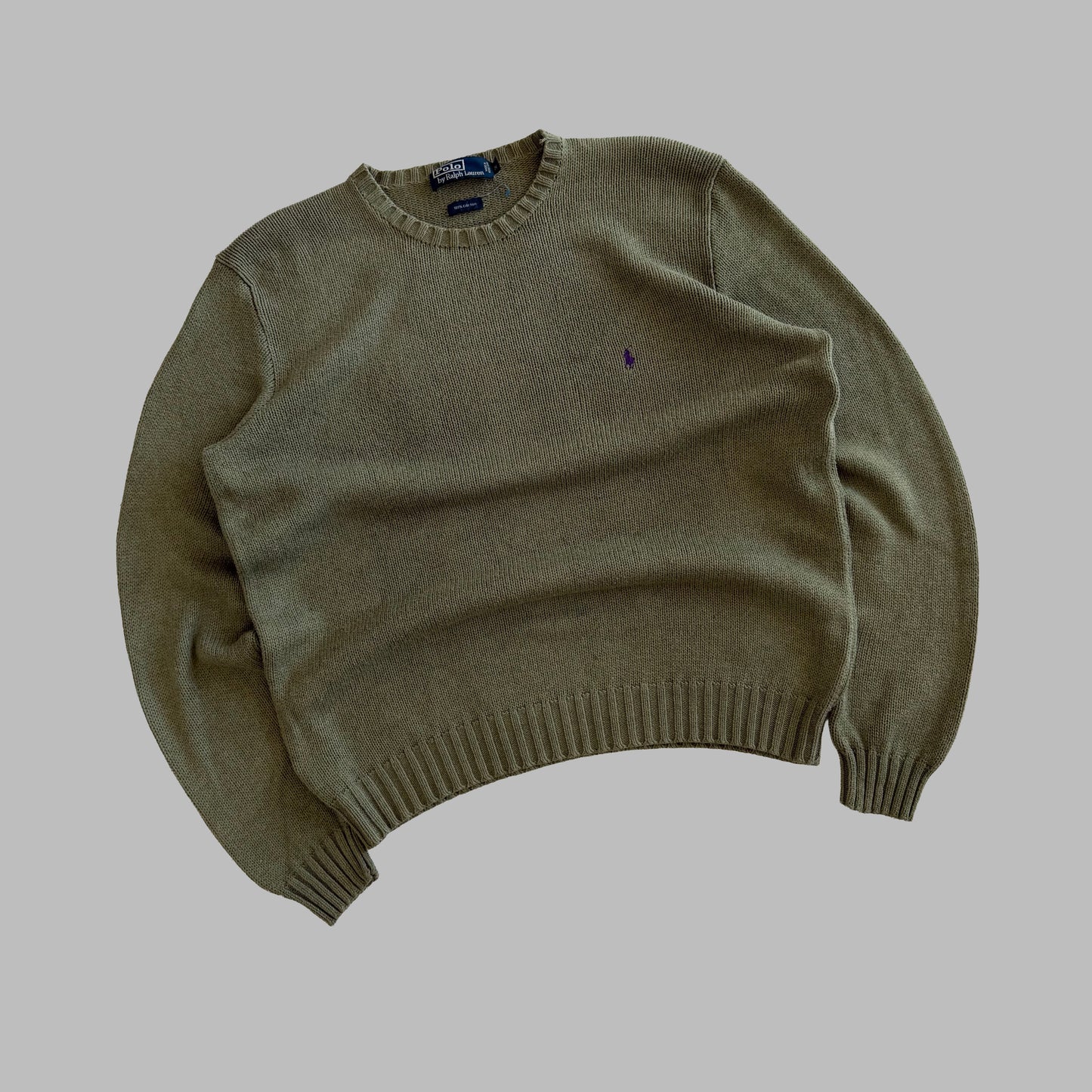 90s Polo Ralph Lauren Heavy Knit - L