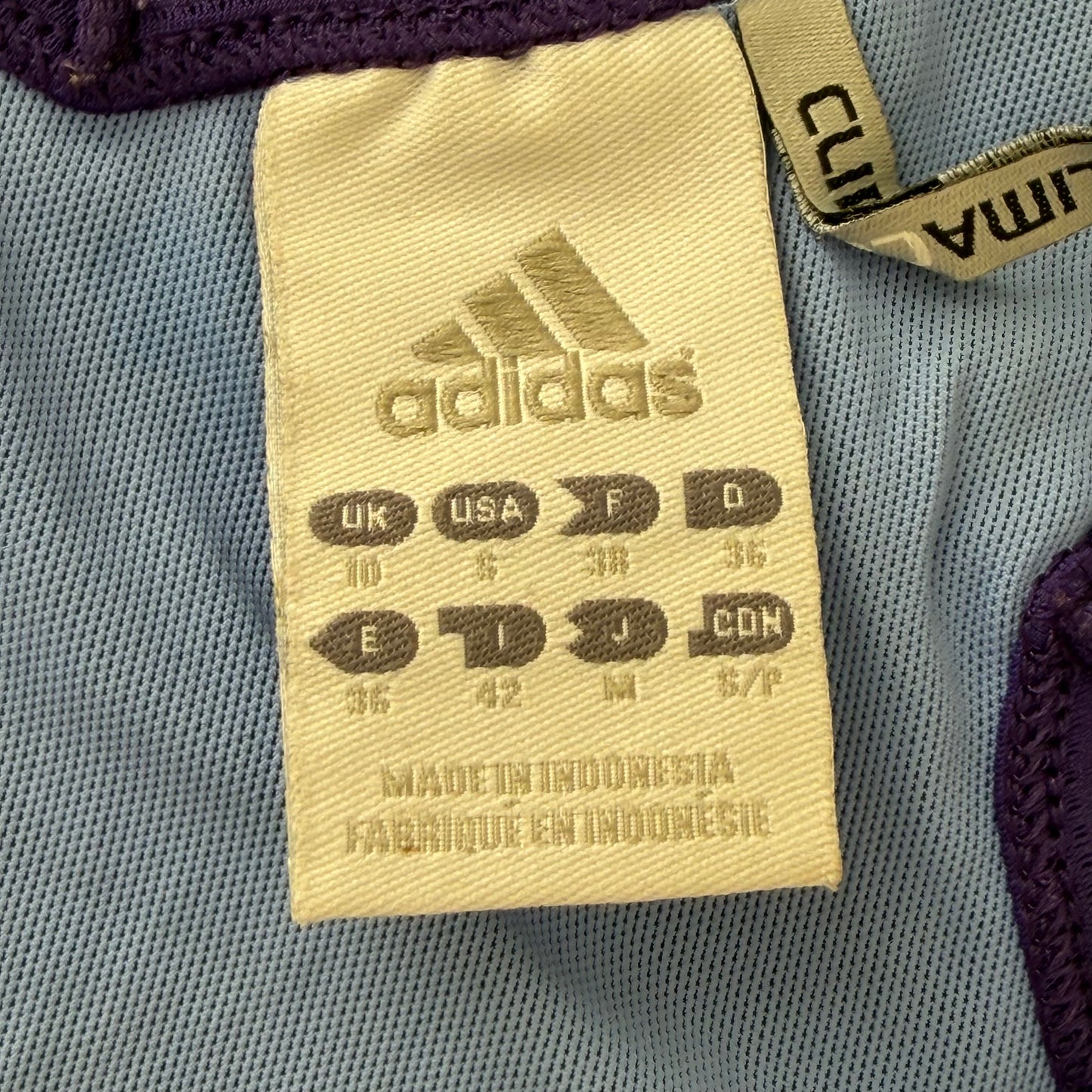 Y2K Adidas Three Stripe Activewear Tank - M
