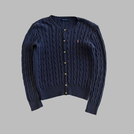 Ralph Lauren Cable Knit Cardigan - Small
