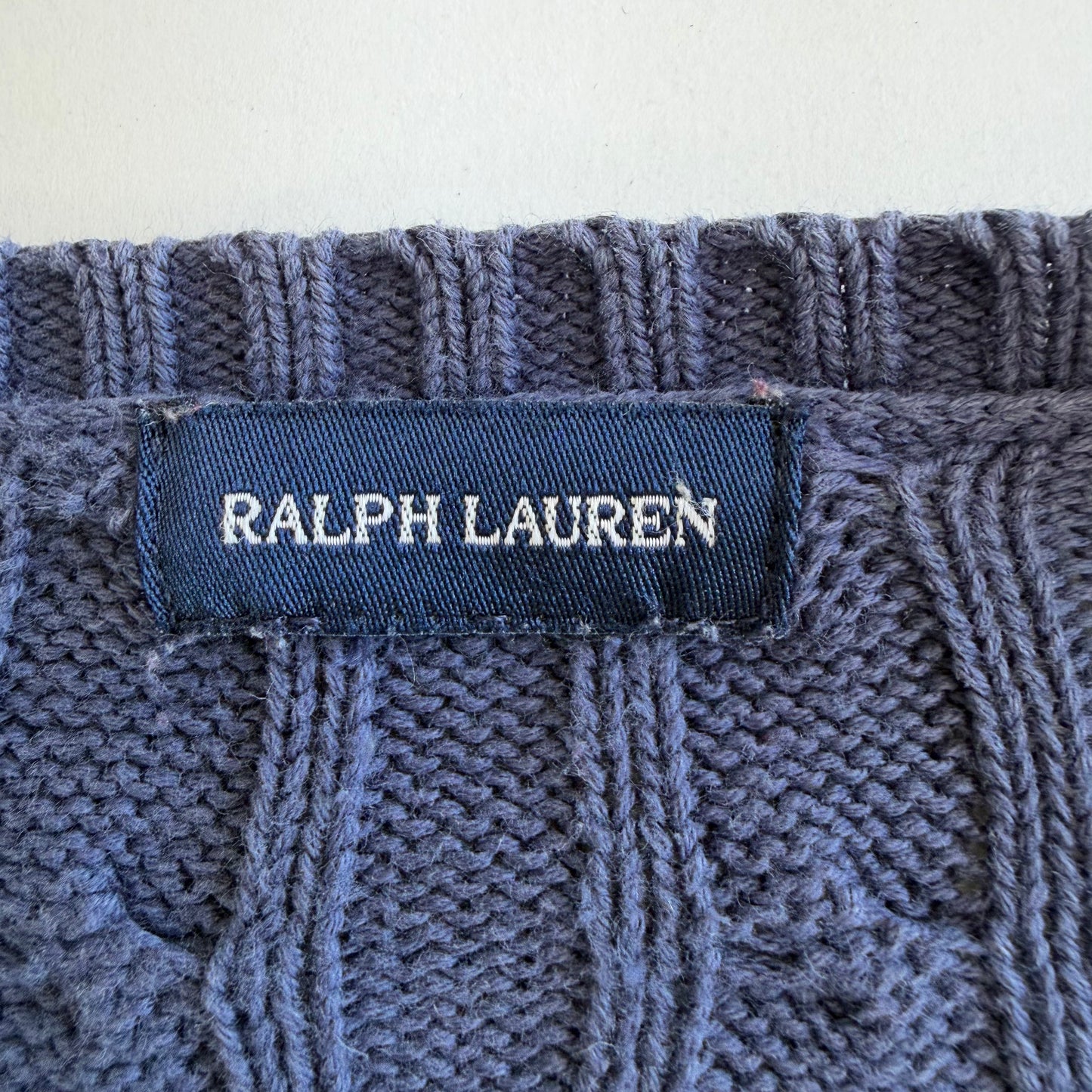 Ralph Lauren Cable Knit Cardigan - Small