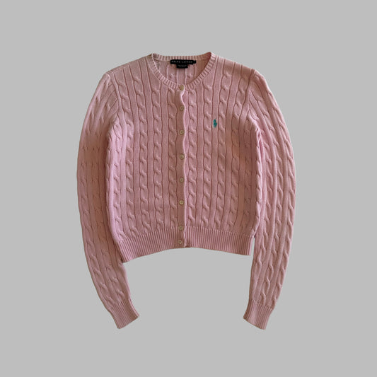Ralph Lauren Cable Knit Cardigan - Large
