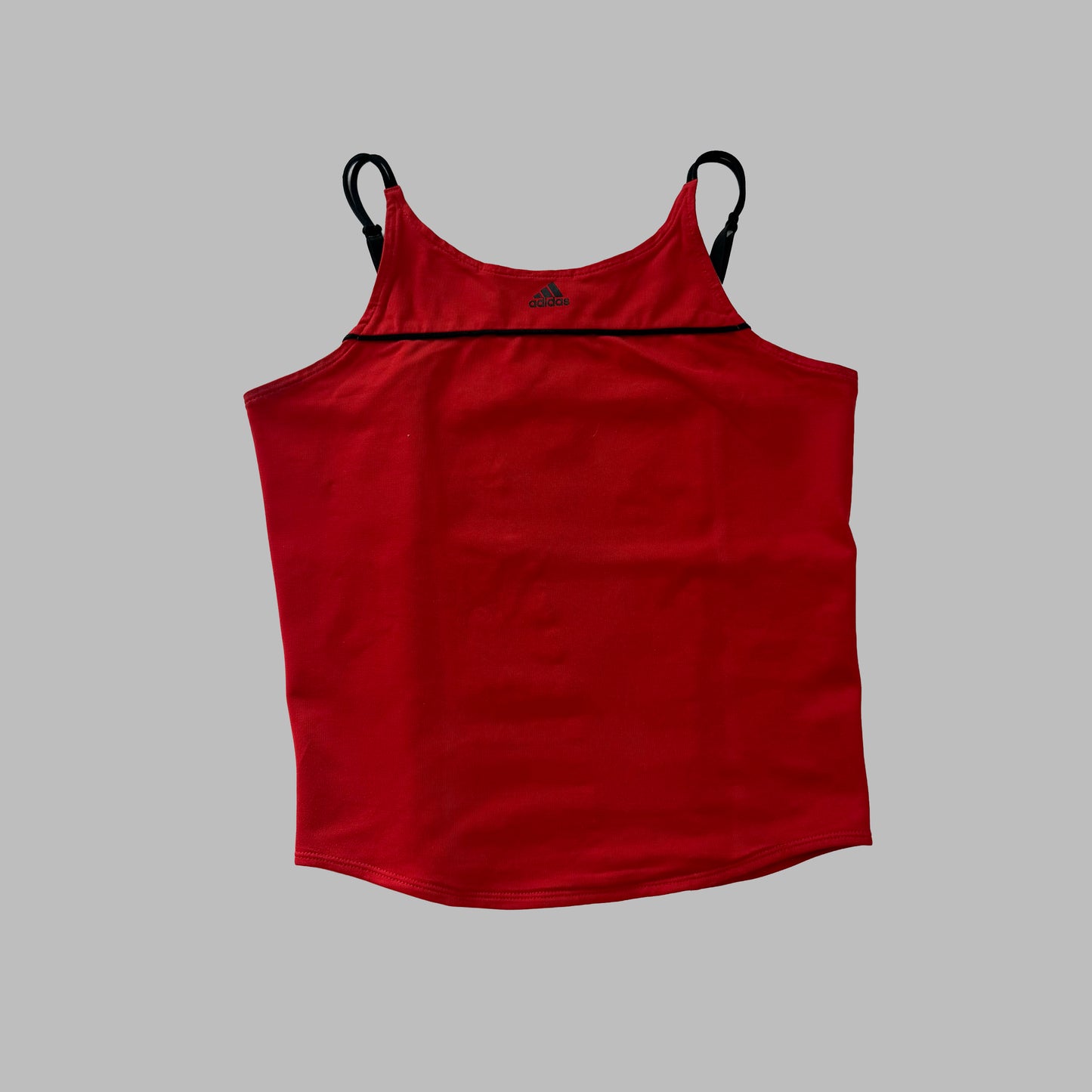 Y2K Adidas Striped Activewear Tank - S