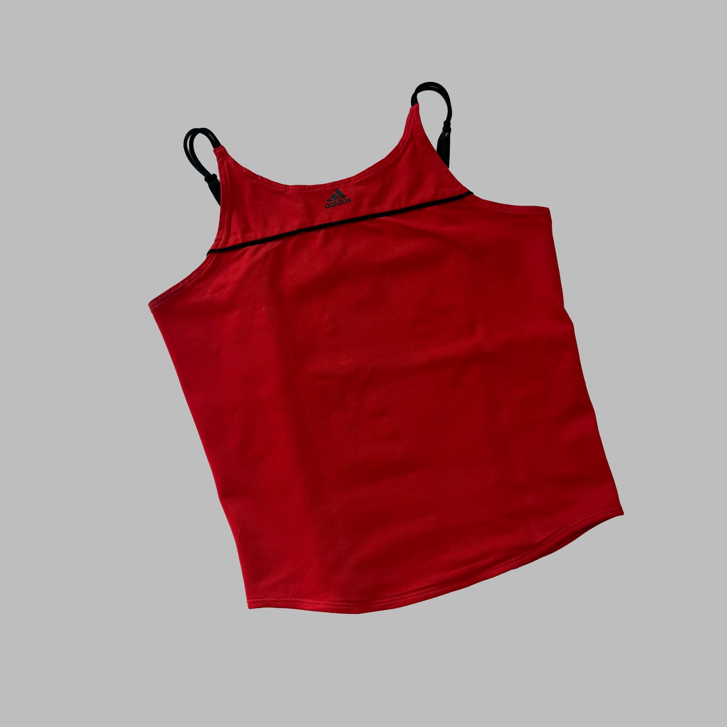 Y2K Adidas Striped Activewear Tank - S