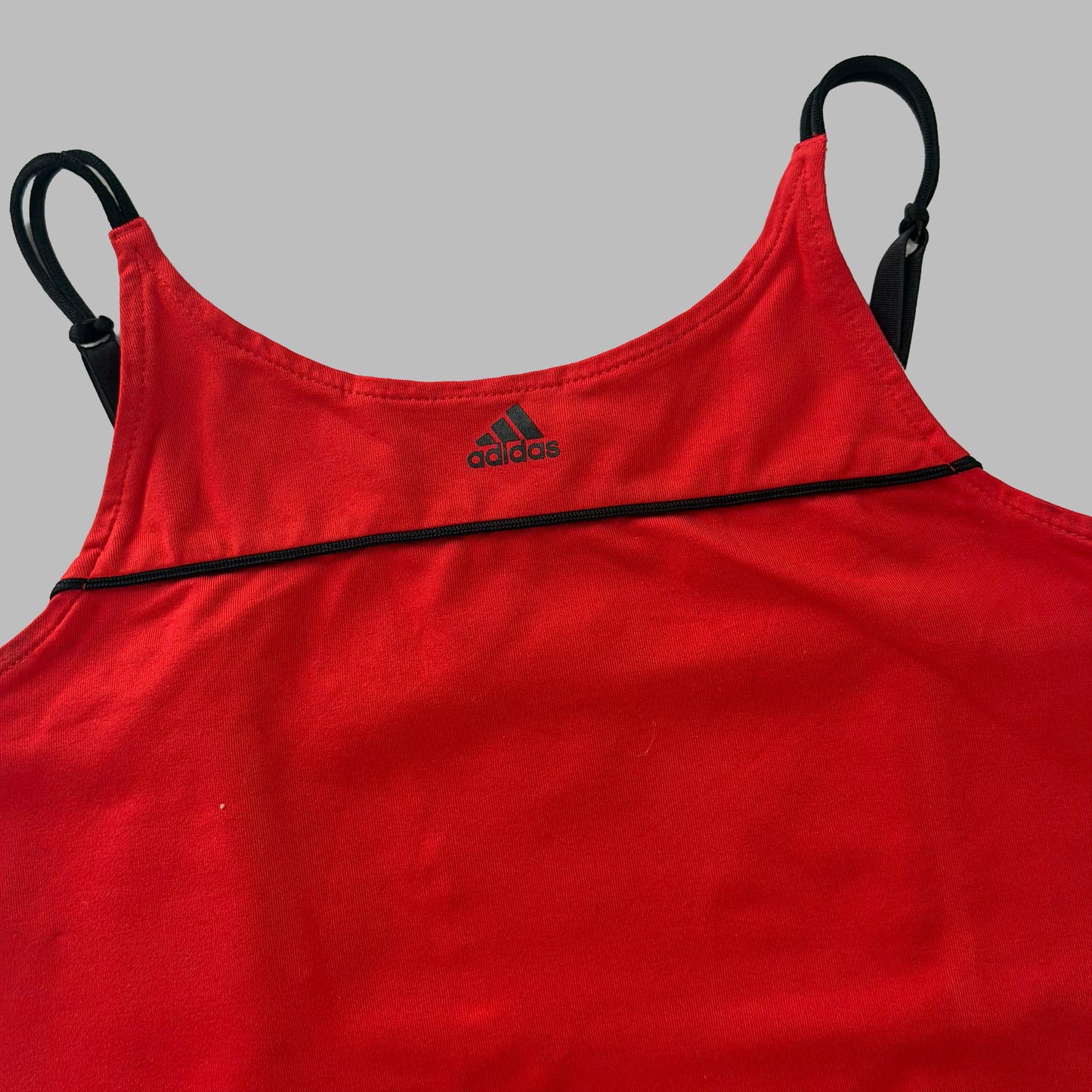 Y2K Adidas Striped Activewear Tank - S