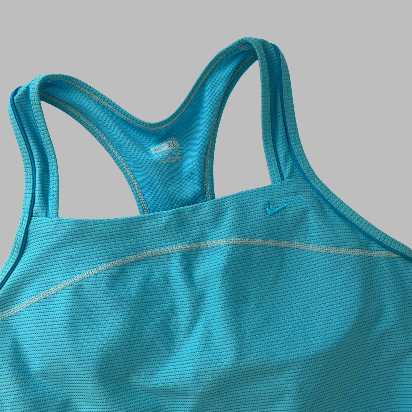Y2K Nike Square Neck Racer Back Tank - XL