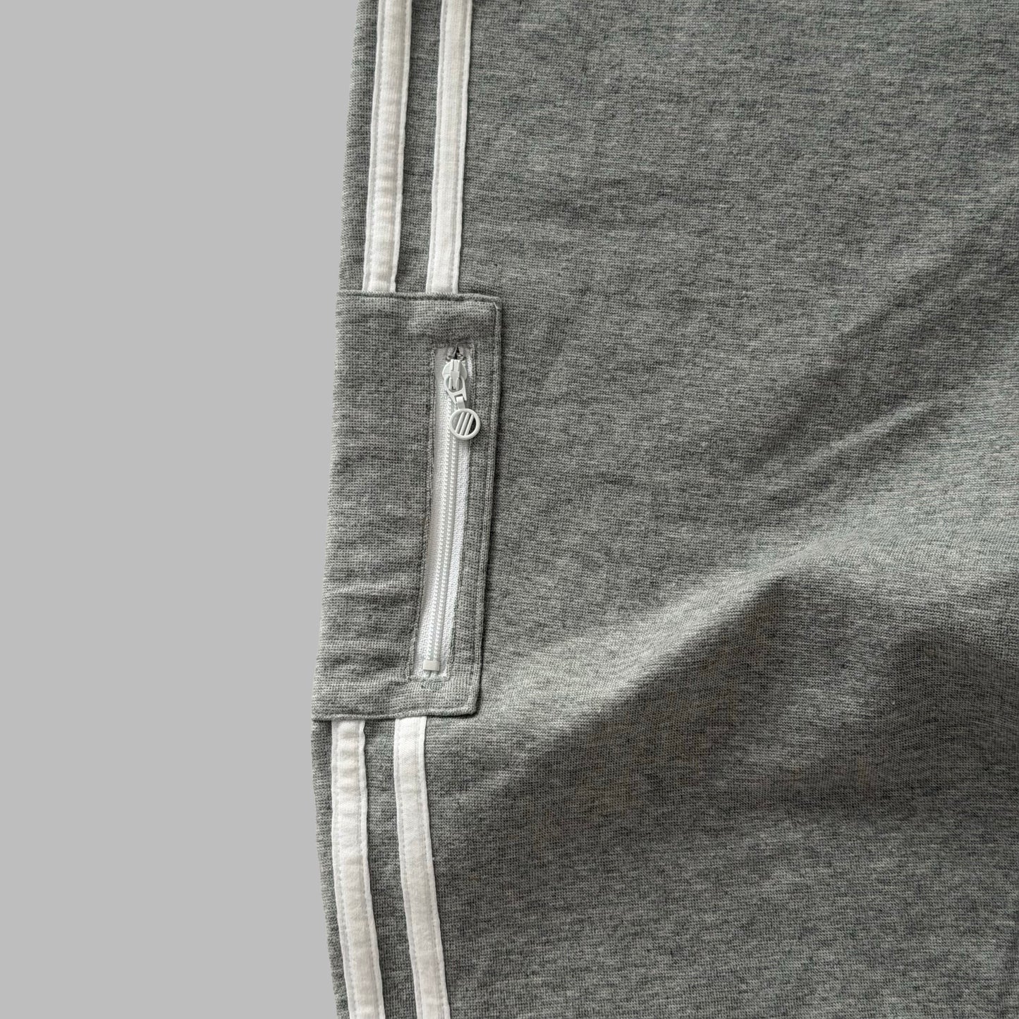Y2K Adidas Three Stripe Cotton Capris - M