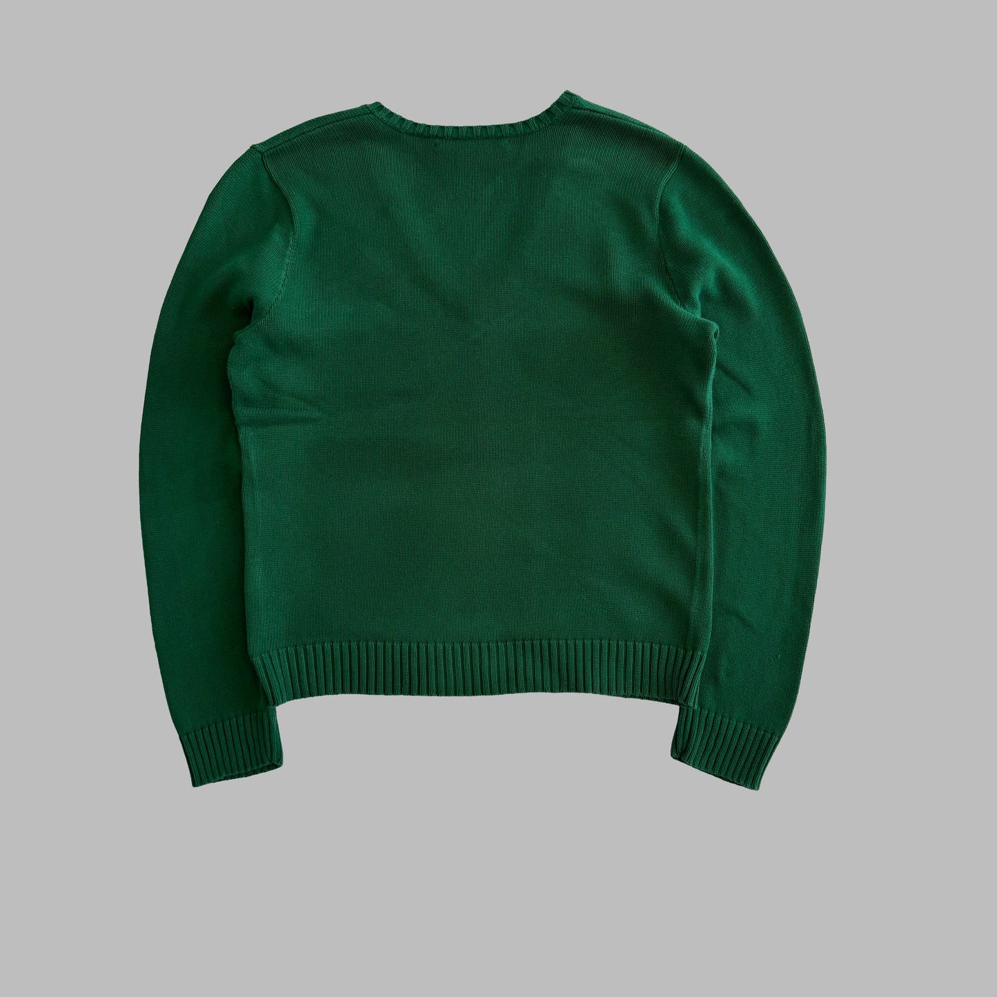 Y2K Polo Ralph Lauren V-neck Heavy Knit - XL