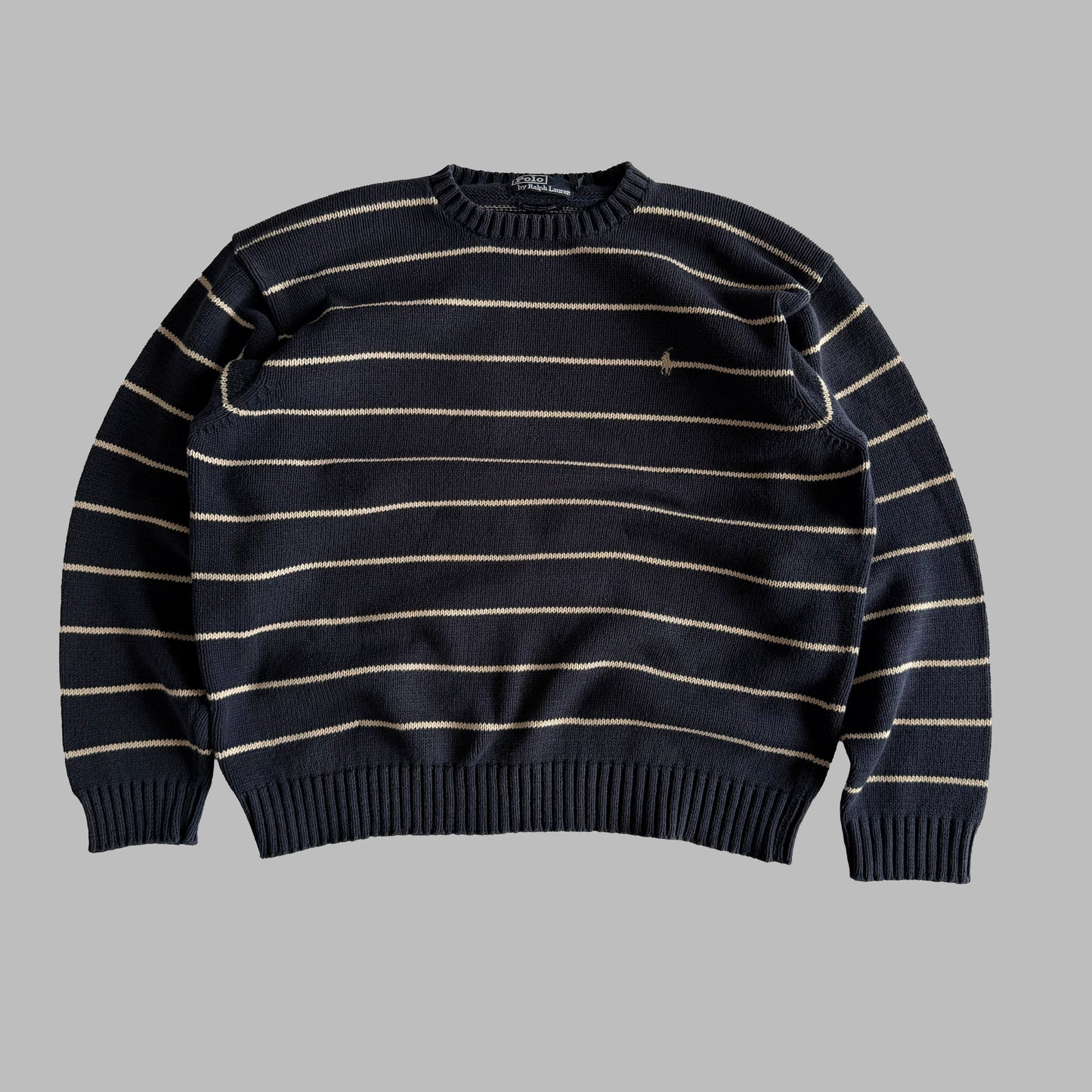Ralph Lauren Striped Heavy Knit - X-Large