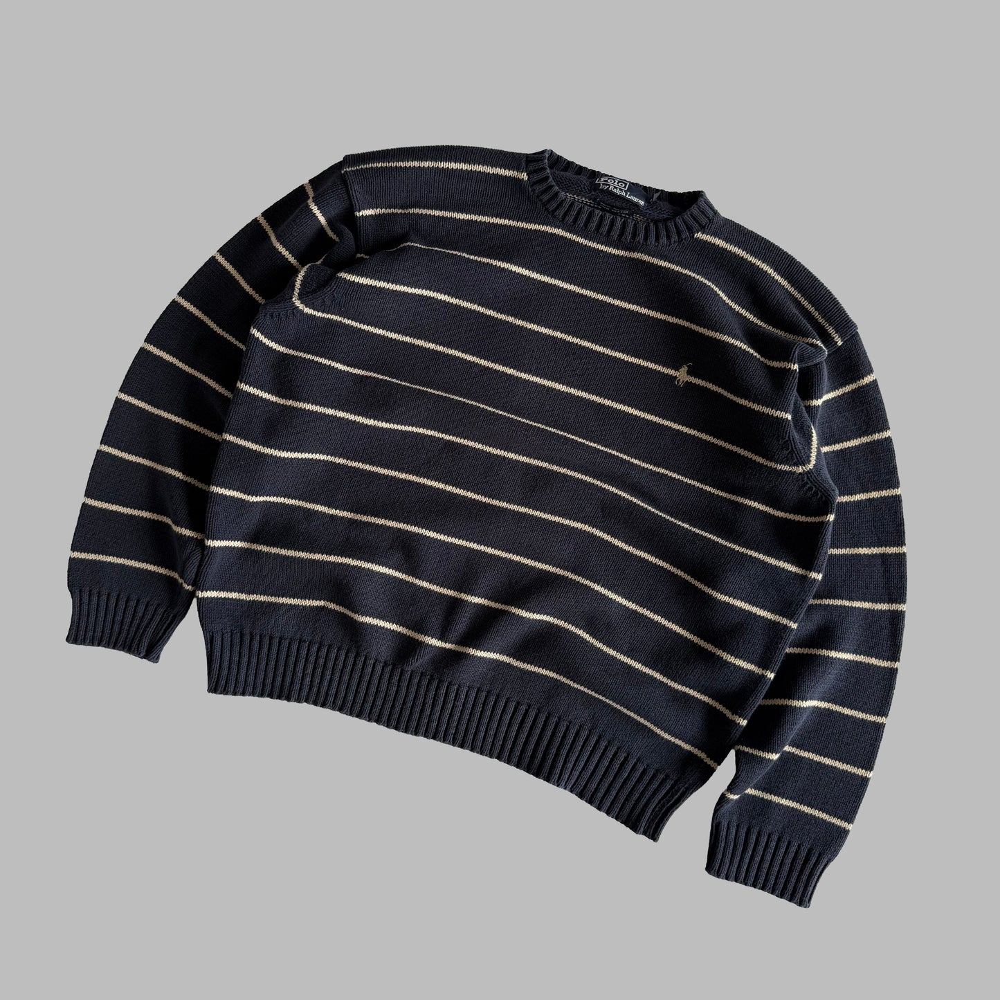 Ralph Lauren Striped Heavy Knit - X-Large
