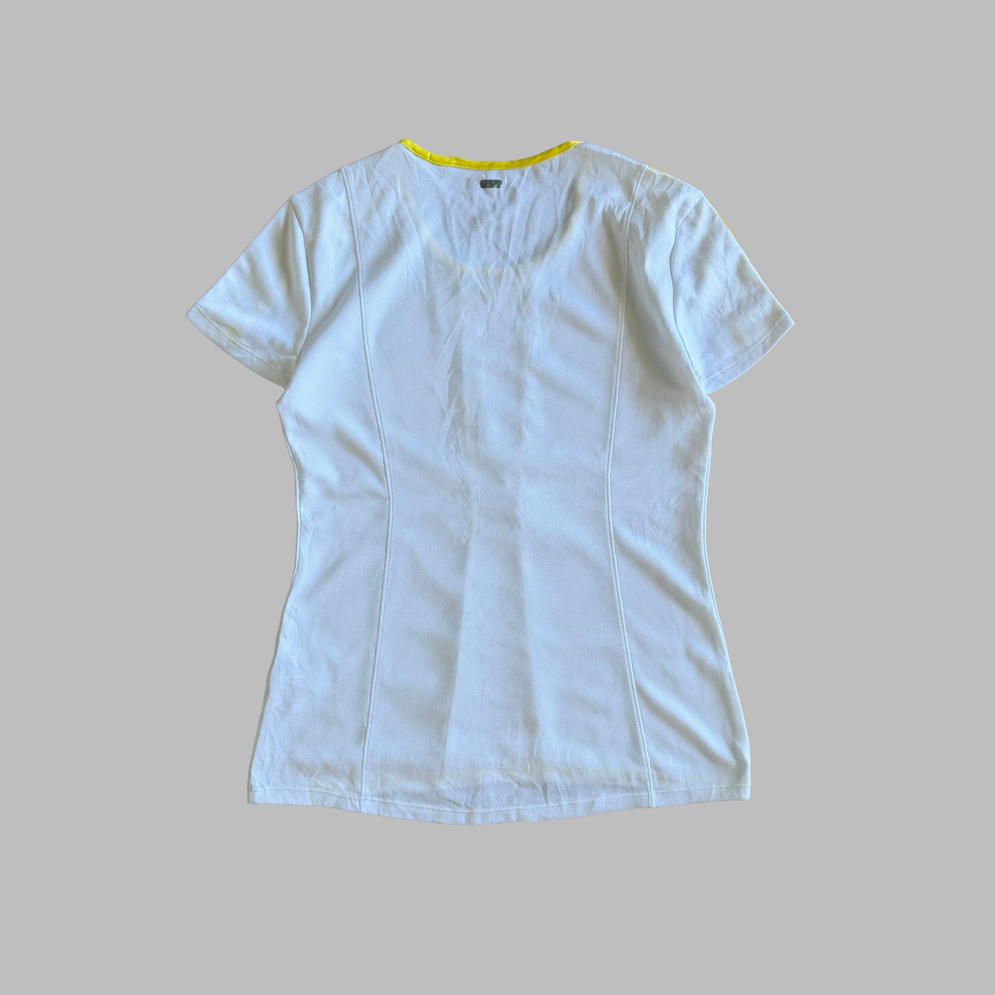 Y2K Adidas Three Stripe Activewear Top - M
