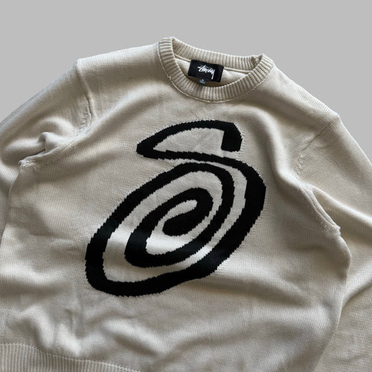 Stussy Swirly S Knit - Large