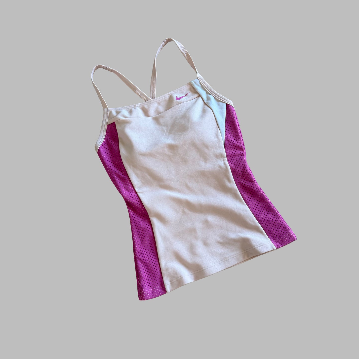 Y2K Nike Thin Strap Panelled Tank - M