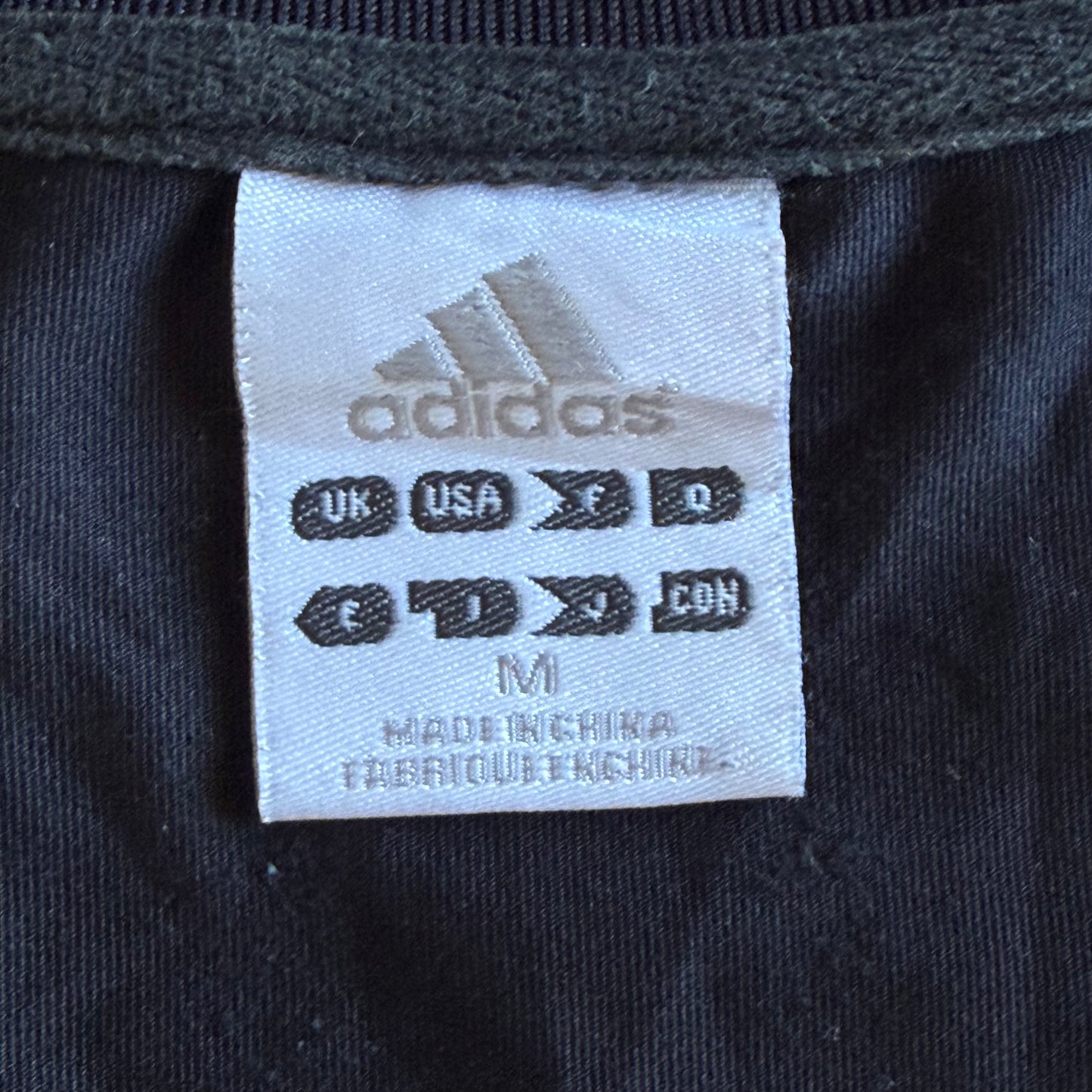 Y2K Adidas Three Stripe Activewear Top - S/M