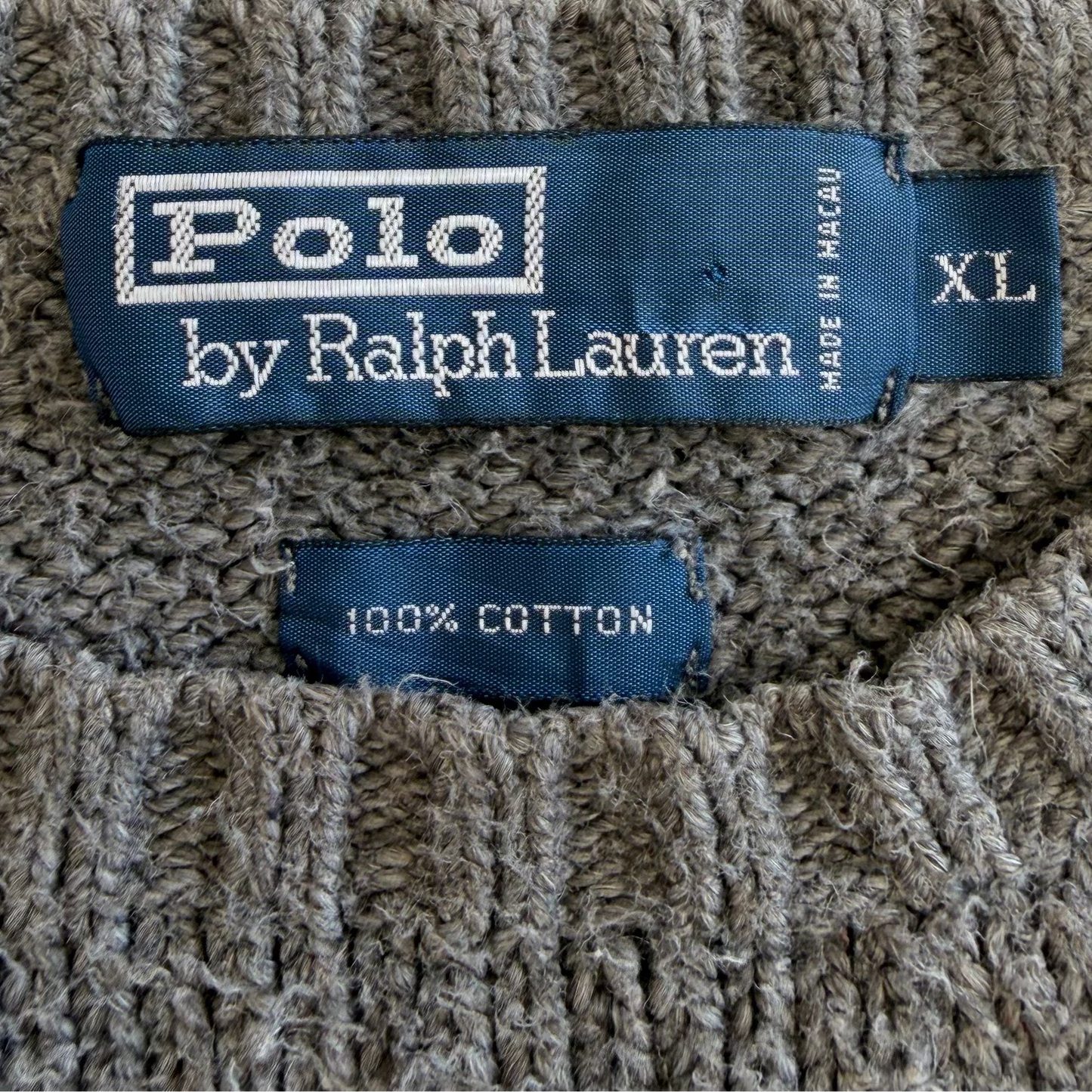 90s Polo Ralph Lauren Heavy Knit - XL