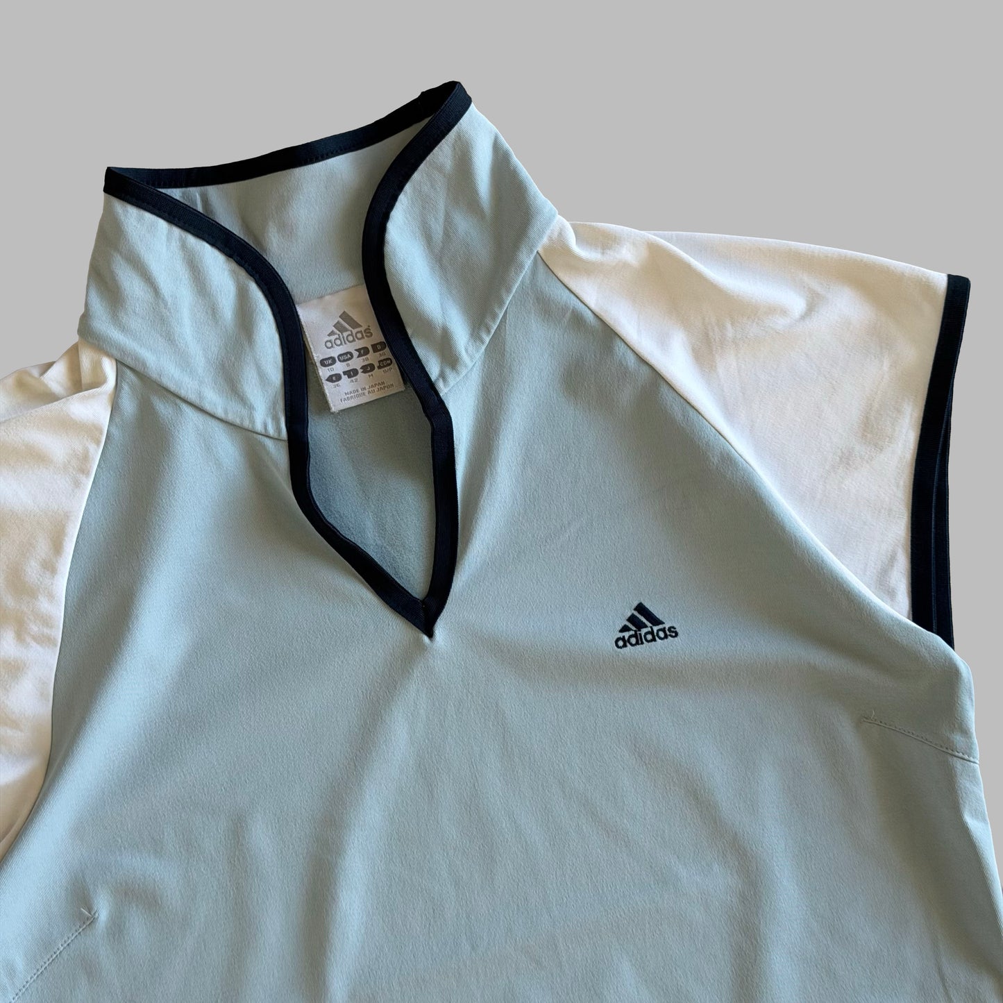 Y2K Adidas Funnel Neck Activewear Top - M/L