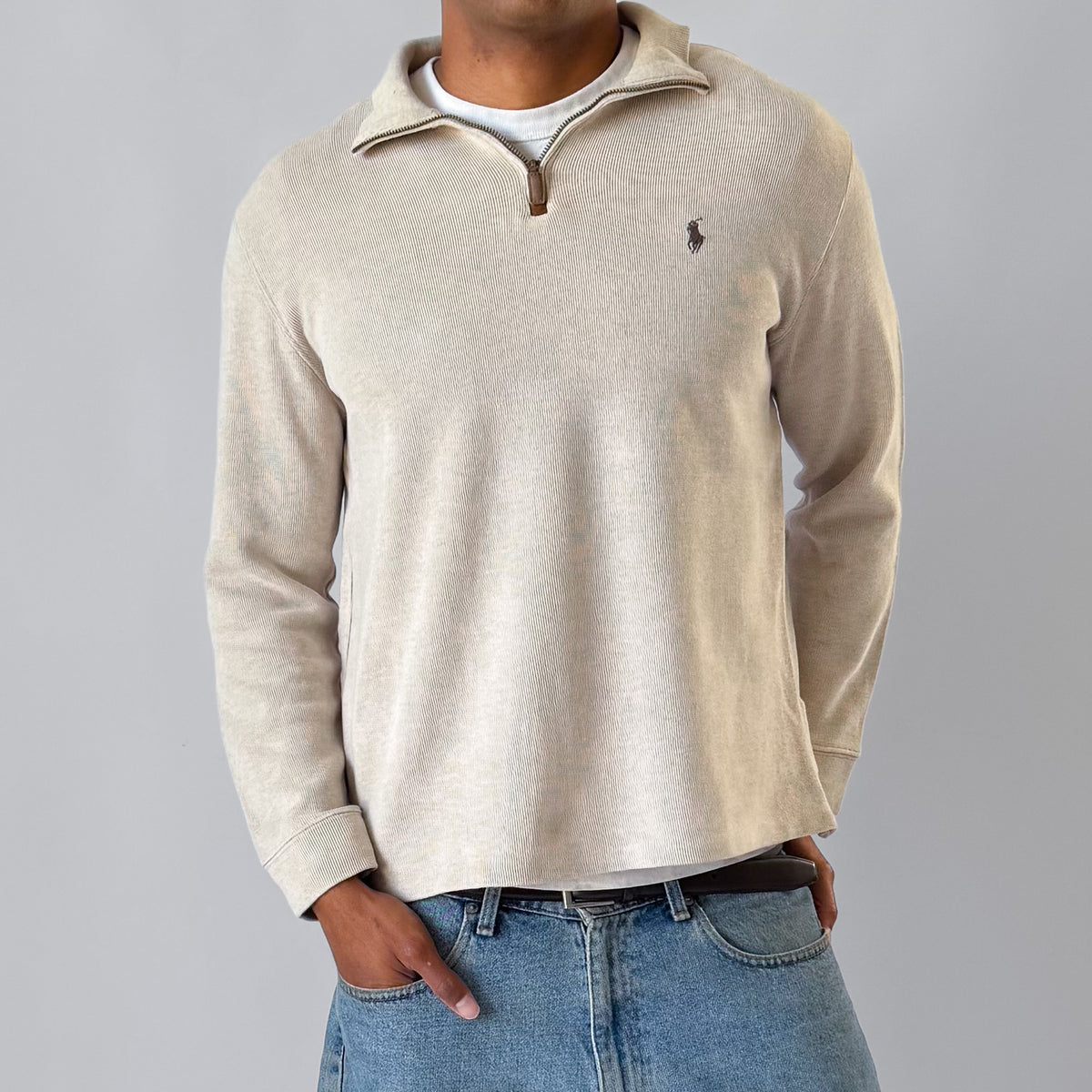 Polo Ralph Lauren Boxy Quarter Zip - L