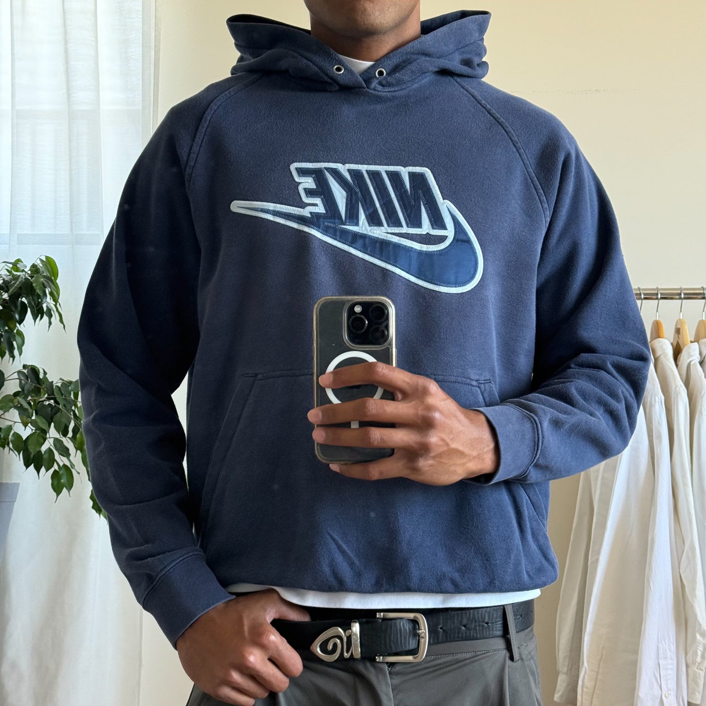 Nike Spell Out Hoodie - Medium