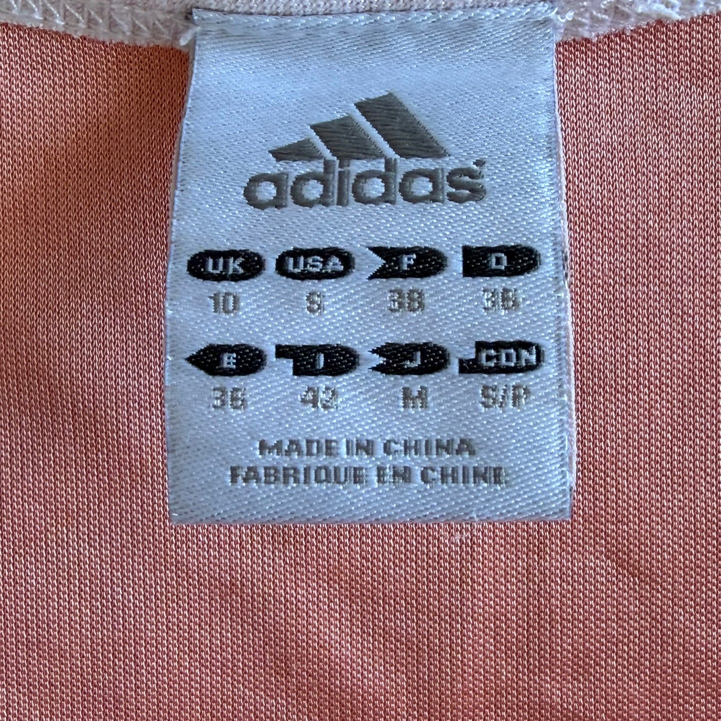 Y2K Adidas Spell Out Activewear Tank - S