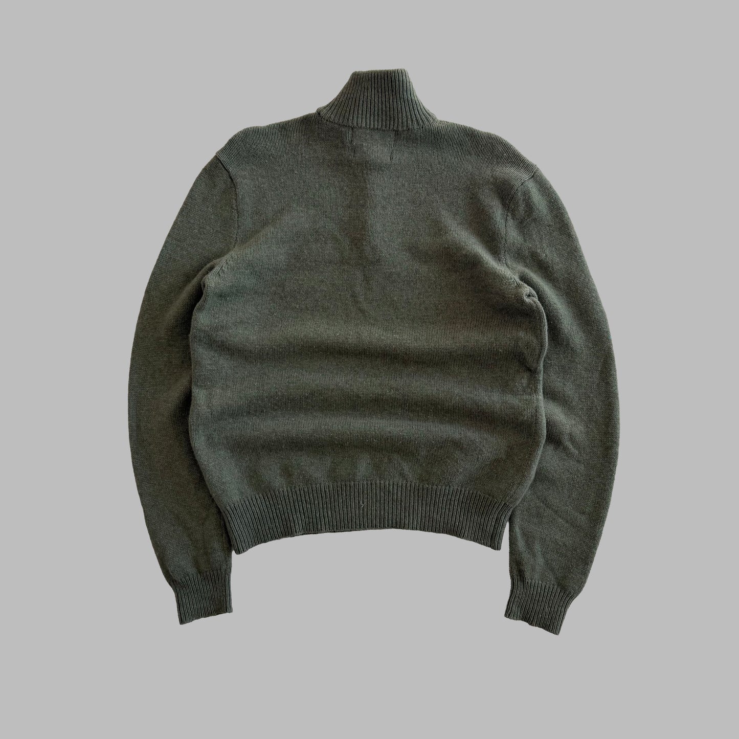 90s Polo Ralph Lauren Lambswool Quarter Zip - M