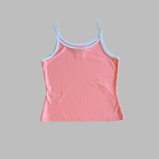 Y2K Adidas Spell Out Activewear Tank - S