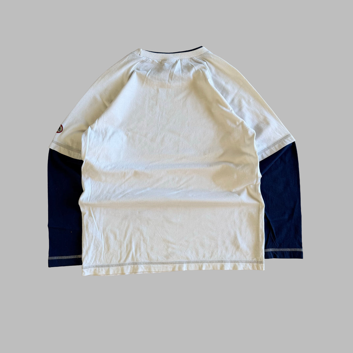 Y2K Adidas Spell Out Longsleeve Tee - M