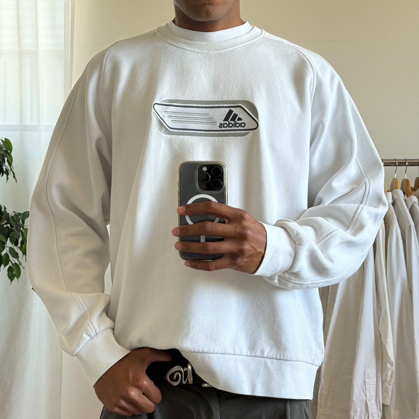 Adidas Spell Out Sweatshirt - XL