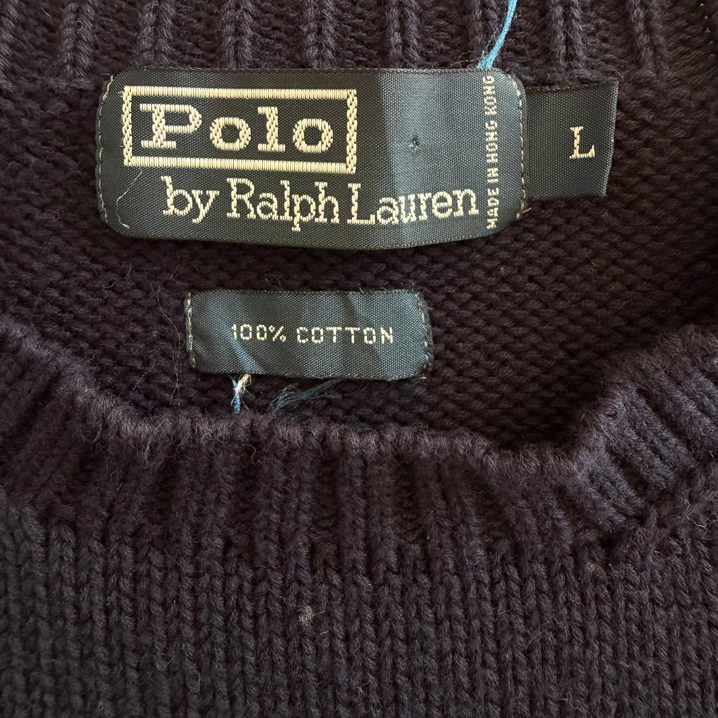 90s Polo Ralph Lauren Heavy Knit - L