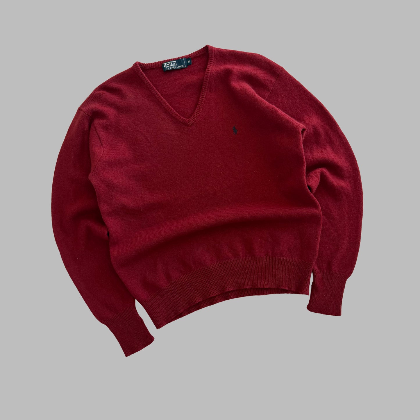 90s Polo Ralph Lauren Lambswool Heavy Knit - M