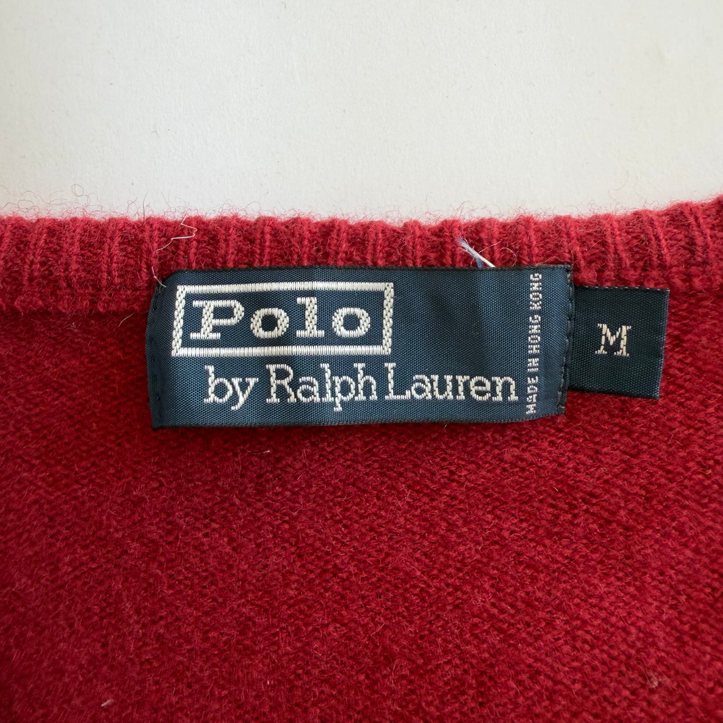 90s Polo Ralph Lauren Lambswool Heavy Knit - M