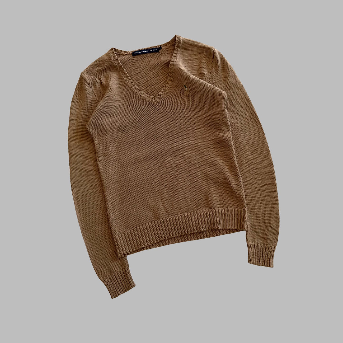 Y2K Polo Ralph Lauren V-neck Sweater - S
