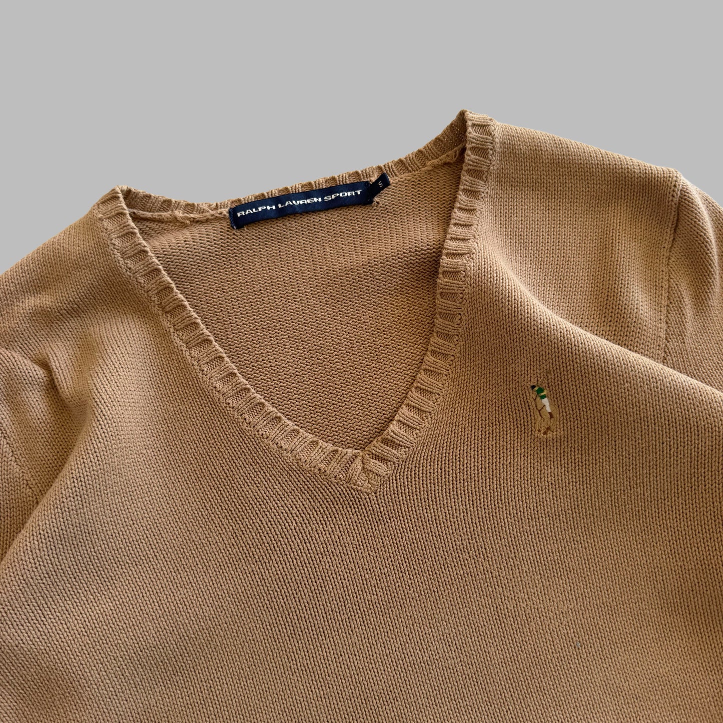 Y2K Polo Ralph Lauren V-neck Sweater - S