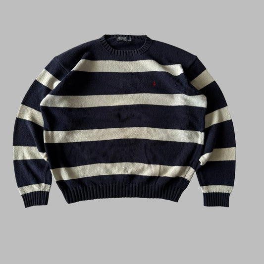 Ralph Lauren Striped Heavy Knit - Large