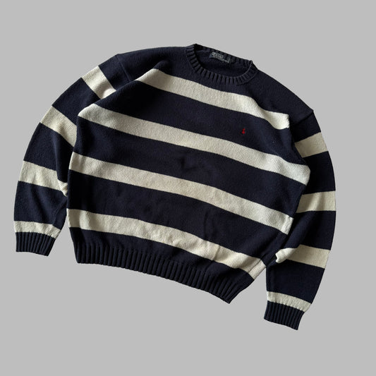 Ralph Lauren Striped Heavy Knit - Large
