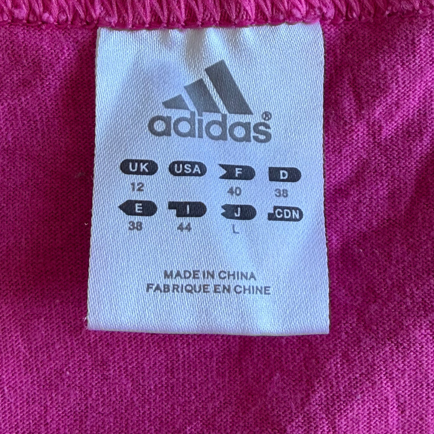 Y2K Adidas Three Stripe Tank Top - L