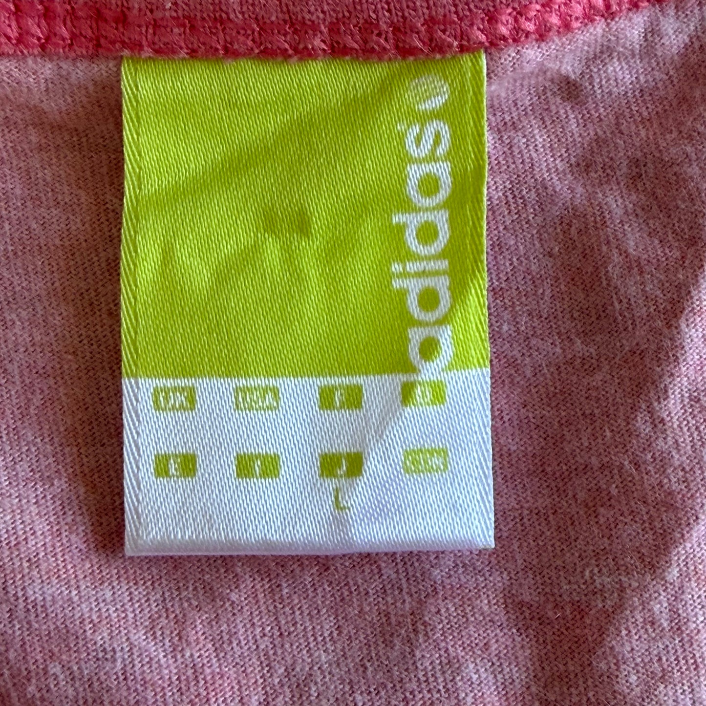 Y2K Adidas Scoop Neck Ringer Tee - L